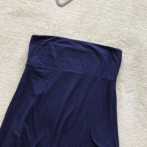 Tommy Bahama navy strapless dress